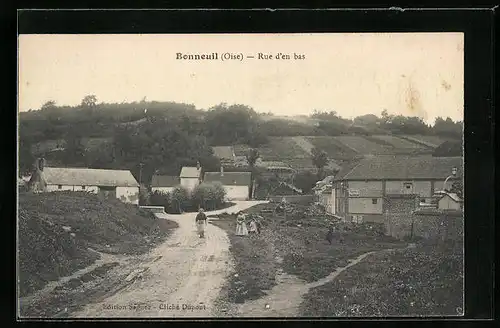 AK Bonneuil, Rue d`en bas