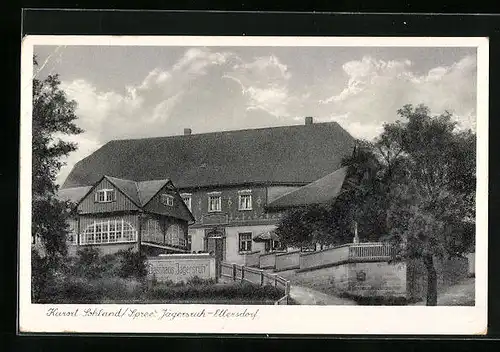 AK Sohland /Spree-Ellersdorf, Gasthaus Jägersruh