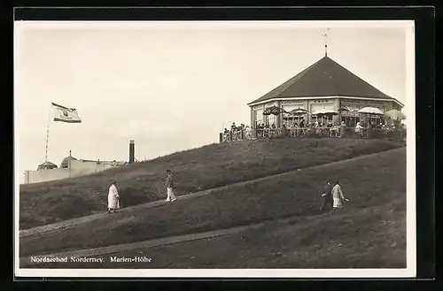 AK Norderney, Café Marien-Höhe