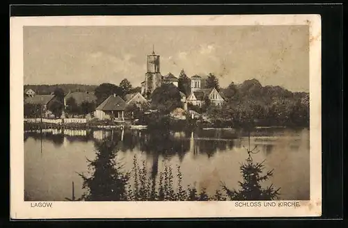 AK Lagow, Schloss und Kirche