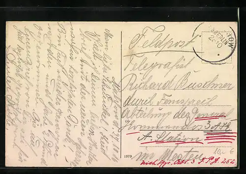 AK Malchow b. Berlin, Heimstätte im Schnee