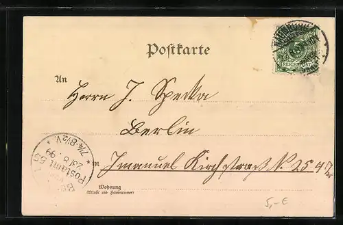 Künstler-AK Naumburg a. S., Totalansicht