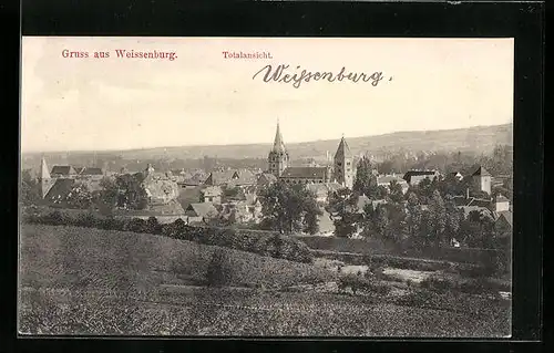 AK Weissenburg, Totalansicht