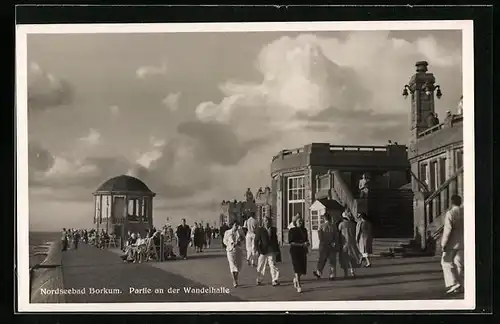 AK Borkum, Partie an der Wandelhalle