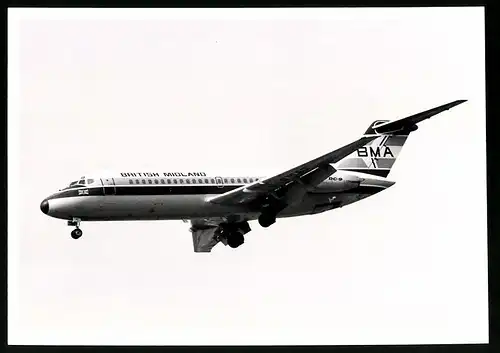 Fotografie Flugzeug Douglas DC-9, Passagierflugzeug British Midland, Kennung G-BMAG