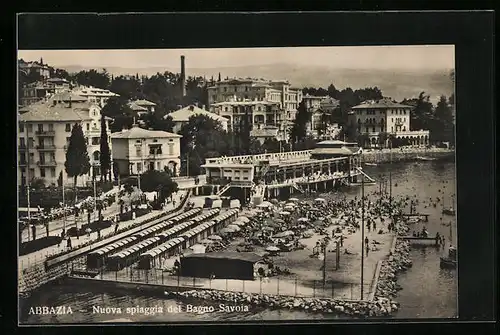 AK Abbazia, Nuova spiaggia del Bagno Savoia
