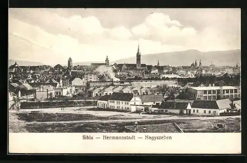 AK Hermannstadt, Panorama