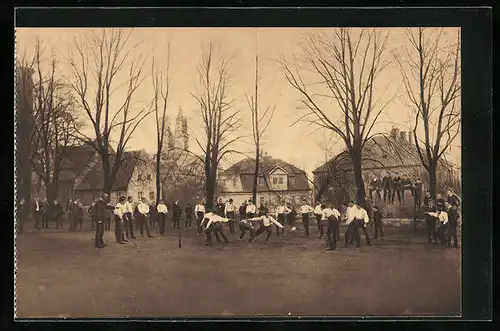 AK Meissen, Gymnasium St. Afra, Zwinger: Turnspiel Kreisseil