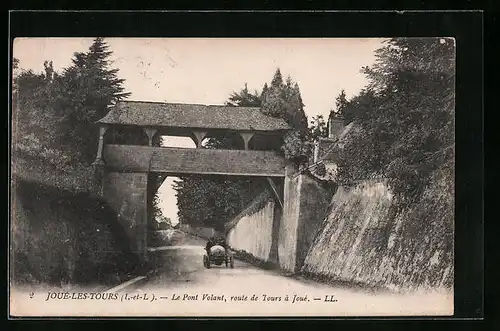 AK Joue-Les-Tours, Le Pont Volant, route de Tours à Joué