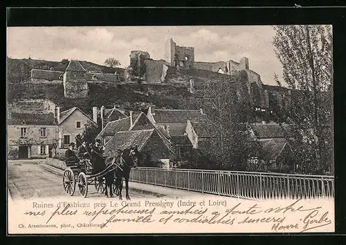 AK Grand-Pressigny, Ruines d`Etableau