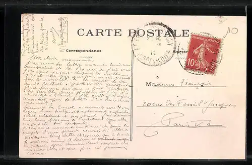 AK Le Grand-Pressigny, Vue Générale