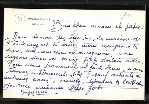 AK Avoine, Monument