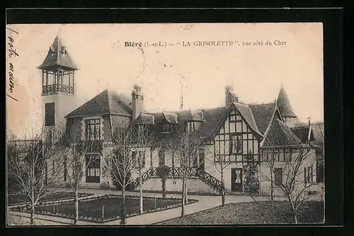 AK Bléré, La Grisolette vue côté du Cher