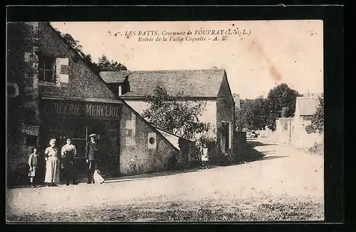 AK Vouvray, Les Patys, Entrée de la Vallée Coquette