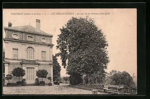 AK Vouvray, Les Bidaudières, Un coin de la terrasse principale