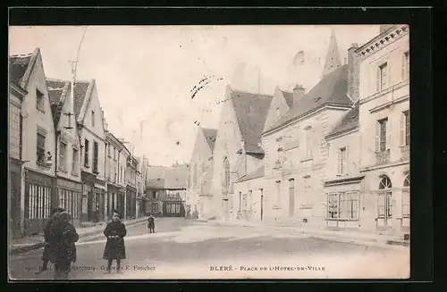 AK Bléré, Place de l`Hôtel-de-Ville