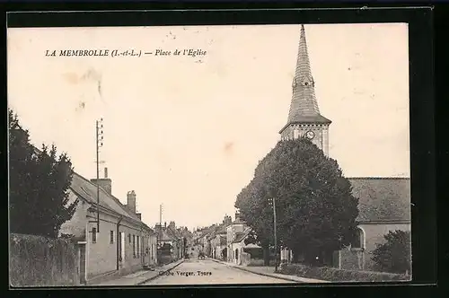 AK La Membrolle, Place de l`Eglise