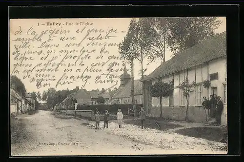 AK Halloy, Rue de l`Eglise