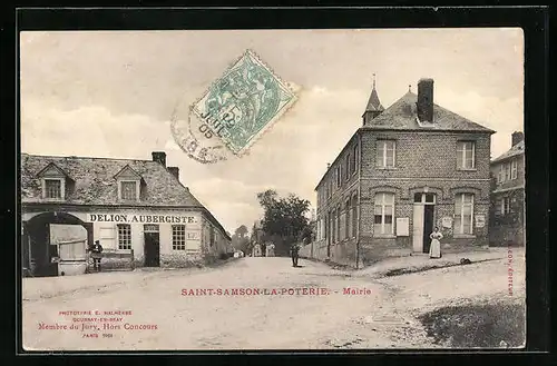 AK Saint-Samson-La-Poterie, Mairie