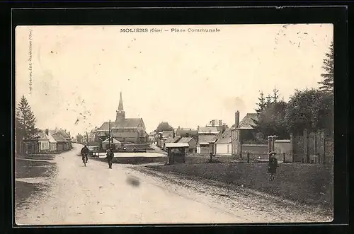AK Moliens, Place Communale, L`Eglise