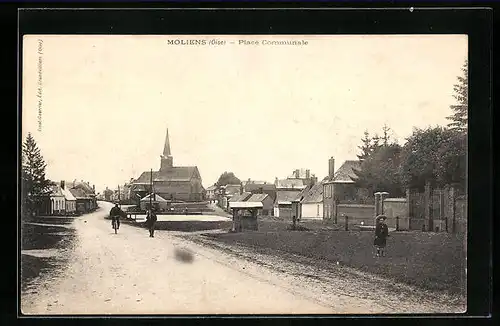 AK Moliens, Place Communale, L`Eglise