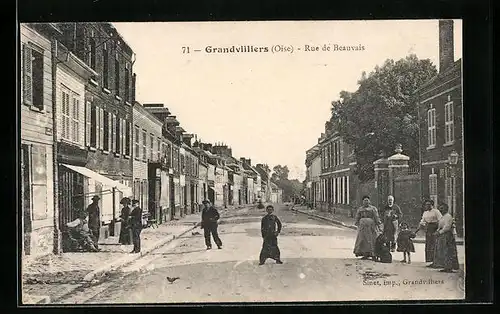 AK Grandvilliers, Rue de Beauvais