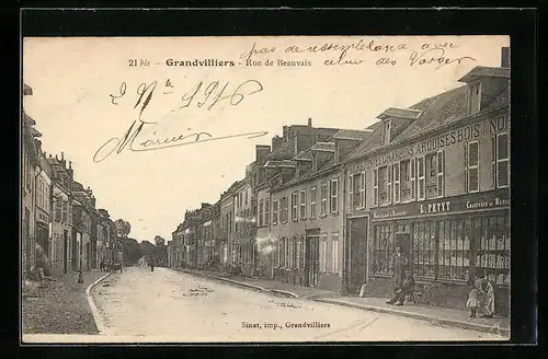 AK Grandvilliers, Rue de Beauvais