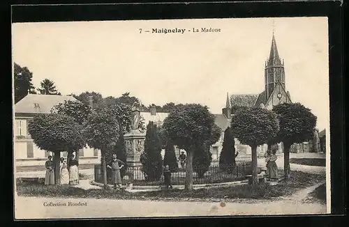 AK Maignelay, La Madone, L`Eglise