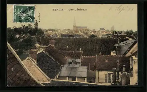 AK Senlis, Vue Generale, L`Eglise