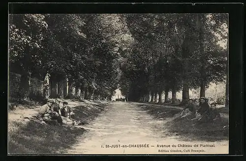 AK St-Just-en-Chaussee, Avenue du Chateau de Plainval