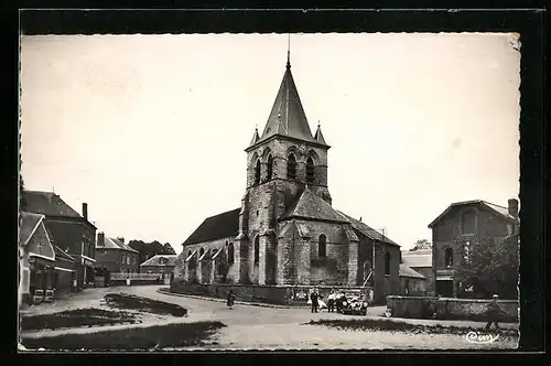 AK Sainte-Genevieve, auf der Strasse vor der Kirche