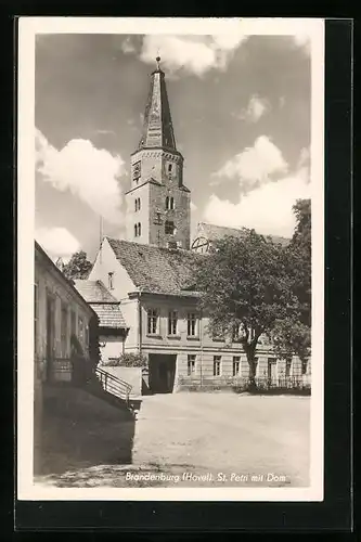 AK Brandenburg /Havel, St. Petri mit Dom