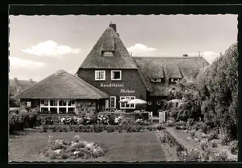 AK List /Sylt, Café-Konditorei Mehne