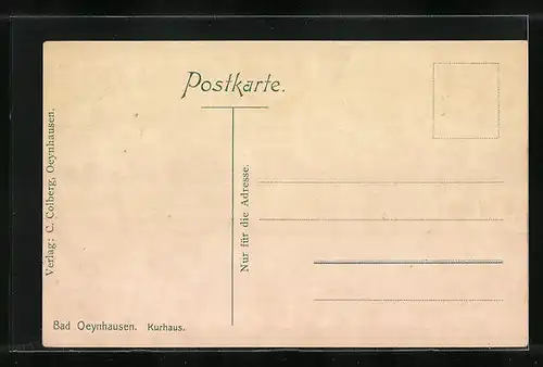 AK Bad Oeynhausen, Kurhaus, Damenzimmer, Innenansicht