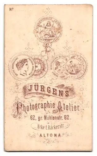 Fotografie H. Jürgens, Hamburg-Altona, Gr. Mühlenstr. 62, Junger Herr in modischer Kleidung