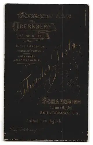 Fotografie Theodor List, Schaerding a. Inn-Obernberg, Schlossgasse 5, Kleines Mädchen im Kleid