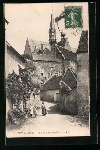 AK Montrésor, Un coin de la Ville