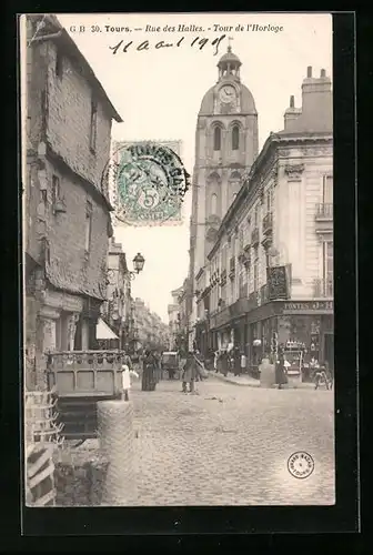 AK Tours, Rue des Halles, Tour de l`Horloge