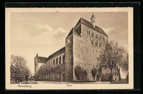 AK Havelberg, Teilansicht des Doms
