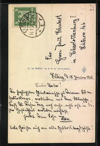 AK Elbing / Elblag, Alte Häuse in der Spieringstrasse