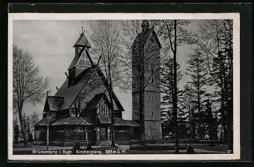 AK Brückenberg i. Rsgb., Kirche Wang