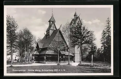 AK Brückenberg /Riesengebirge, Kirche Wang