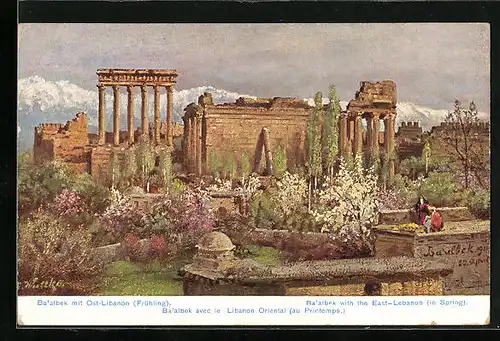 AK Baalbek, Die Stadt im Frühling