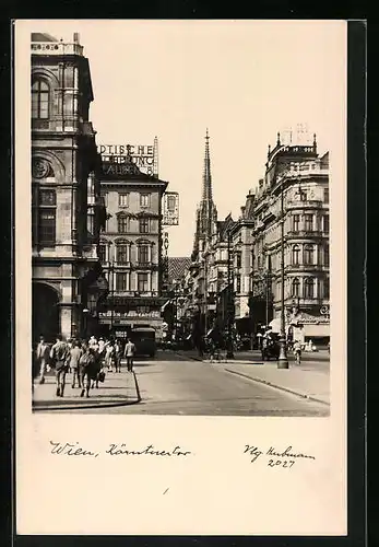 AK Wien, Passanten in der Kärntnerstrasse
