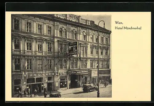 AK Wien, Hotel Münchnerhof