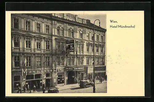 AK Wien, Hotel Münchnerhof