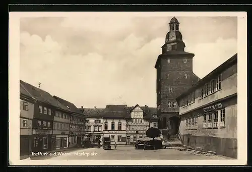 AK Treffurt a. d. Werra, Stern Cafe am Marktplatz