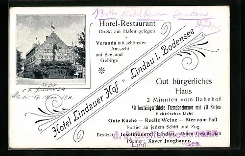 AK Lindau i. Bodensee, Hotel Restaurant Lindauer Hof