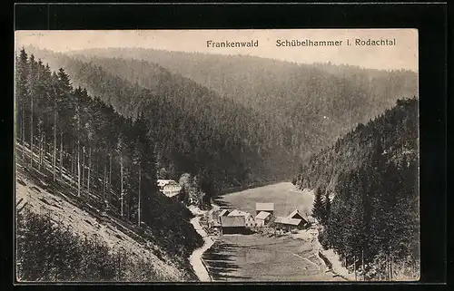 AK Schwarzenbach /Frankenwald, Schübelhammer i. Rodachtal