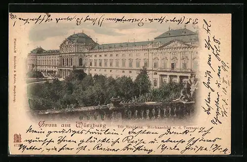 AK Würzburg, Blick auf die Residenz